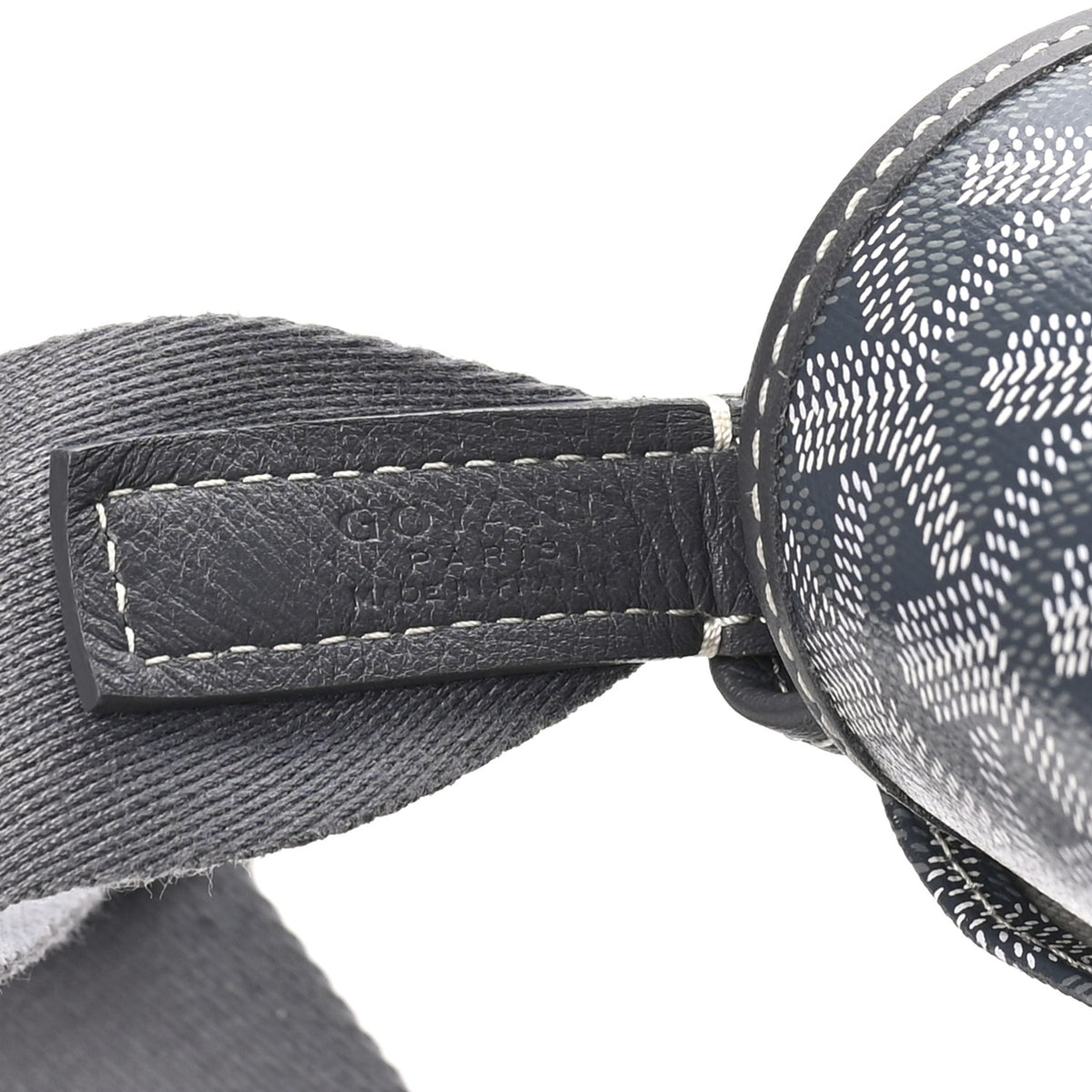 Goyardine Capetien Messenger Bag Grey
