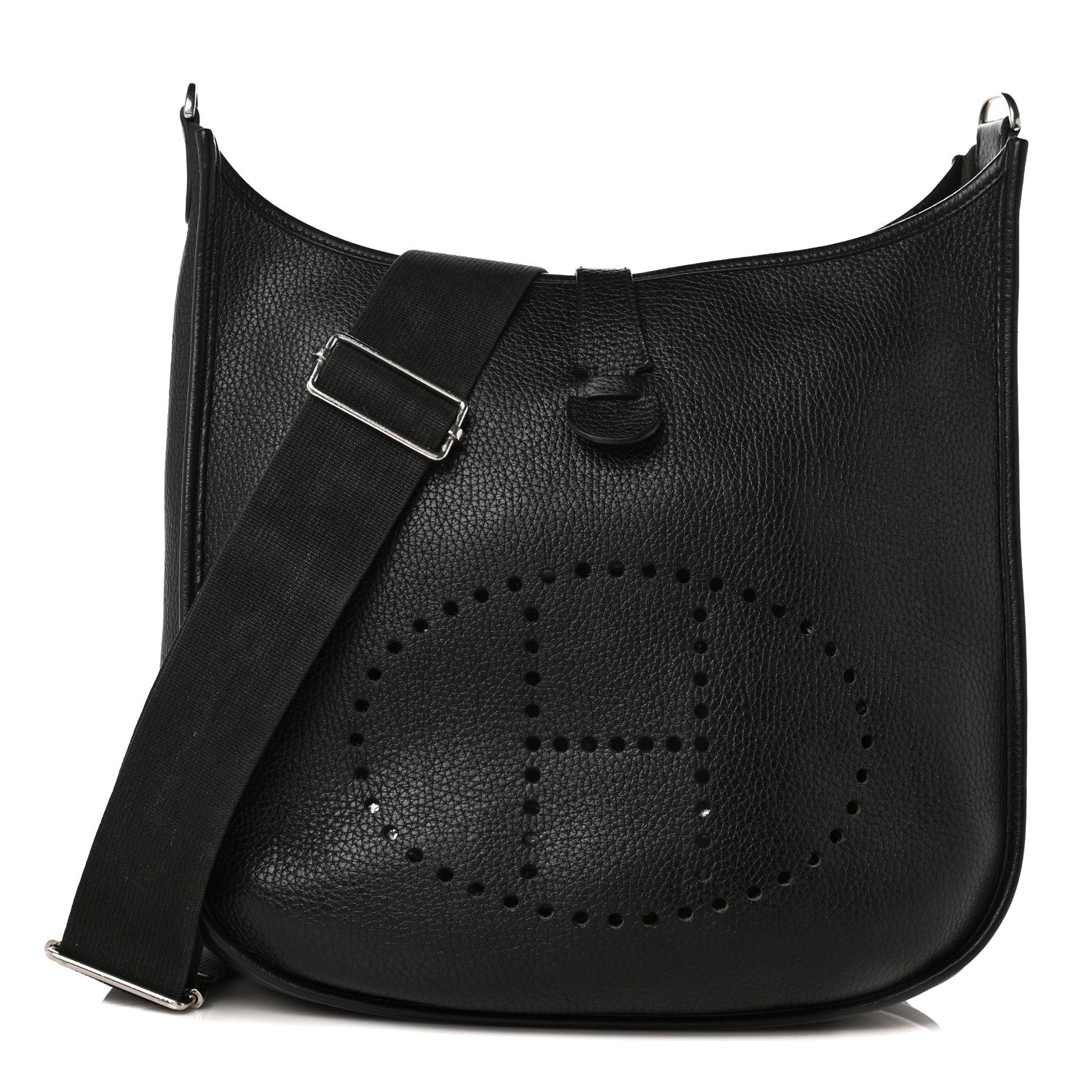 Hermes Taurillon Clemence Evelyne III GM Black 1 of 9