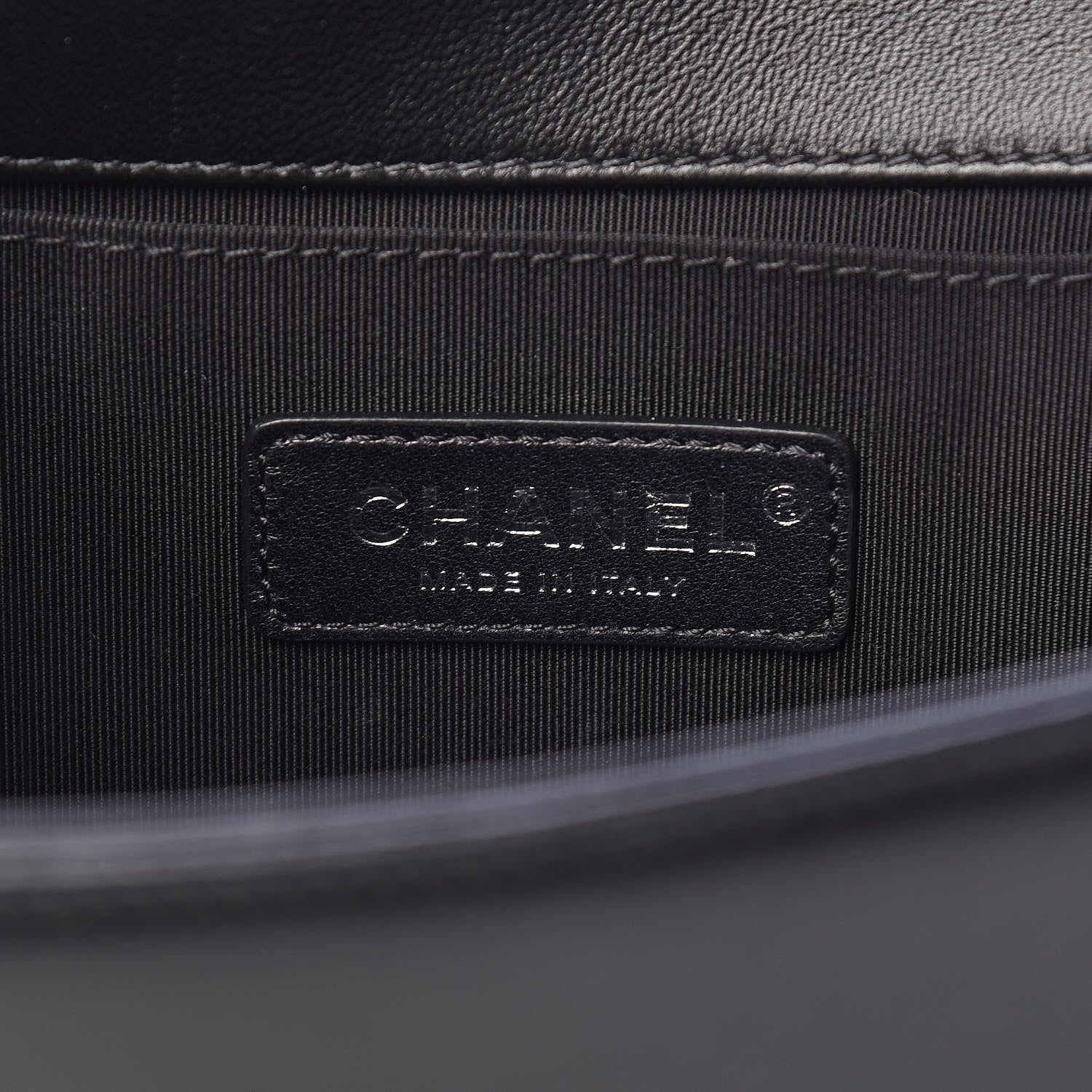 Chanel Lambskin Quilted Medium Boy Flap Black 6 of 13