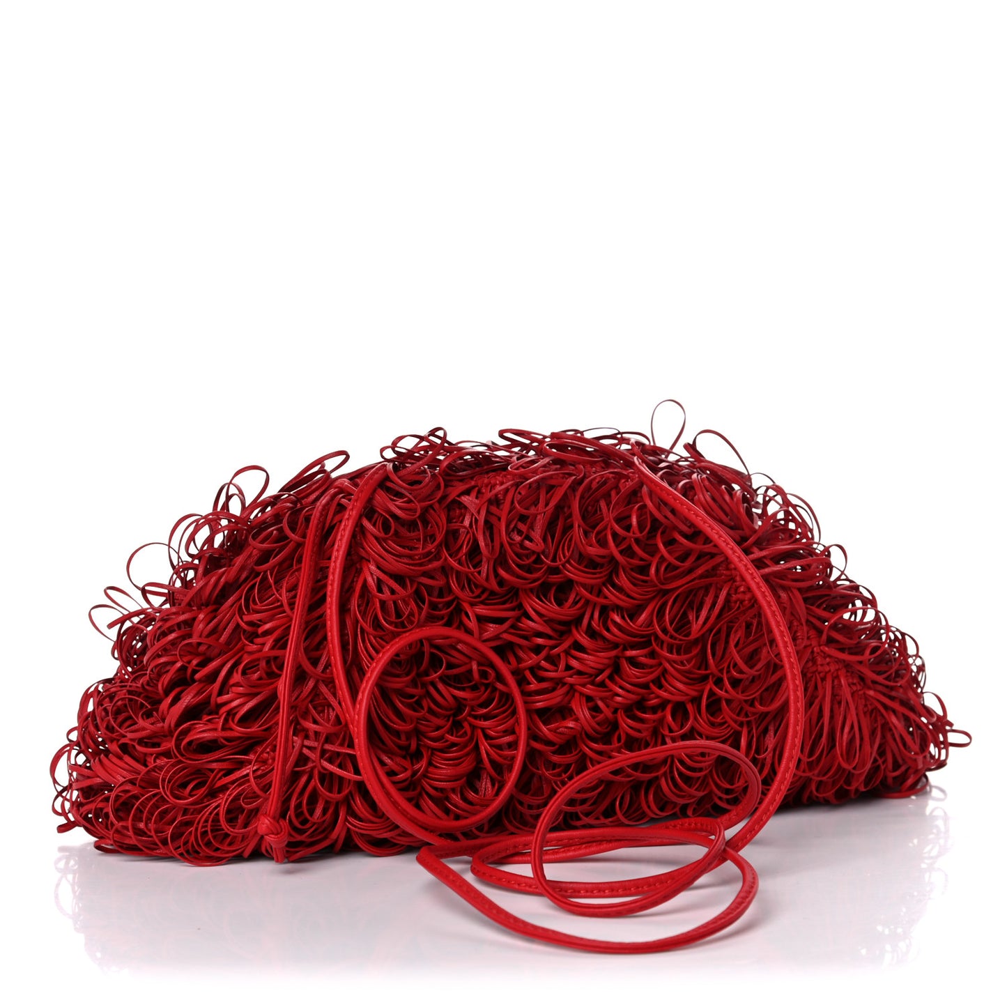 Lambskin The Sponge Mini Pouch Red