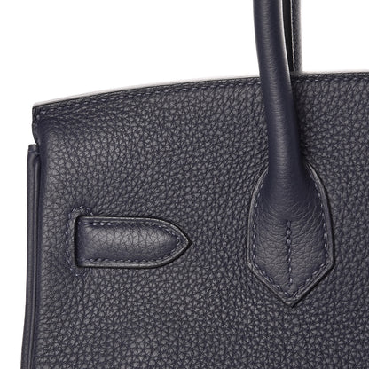 Hermes Togo Birkin 30 Bleu Nuit 8 of 35