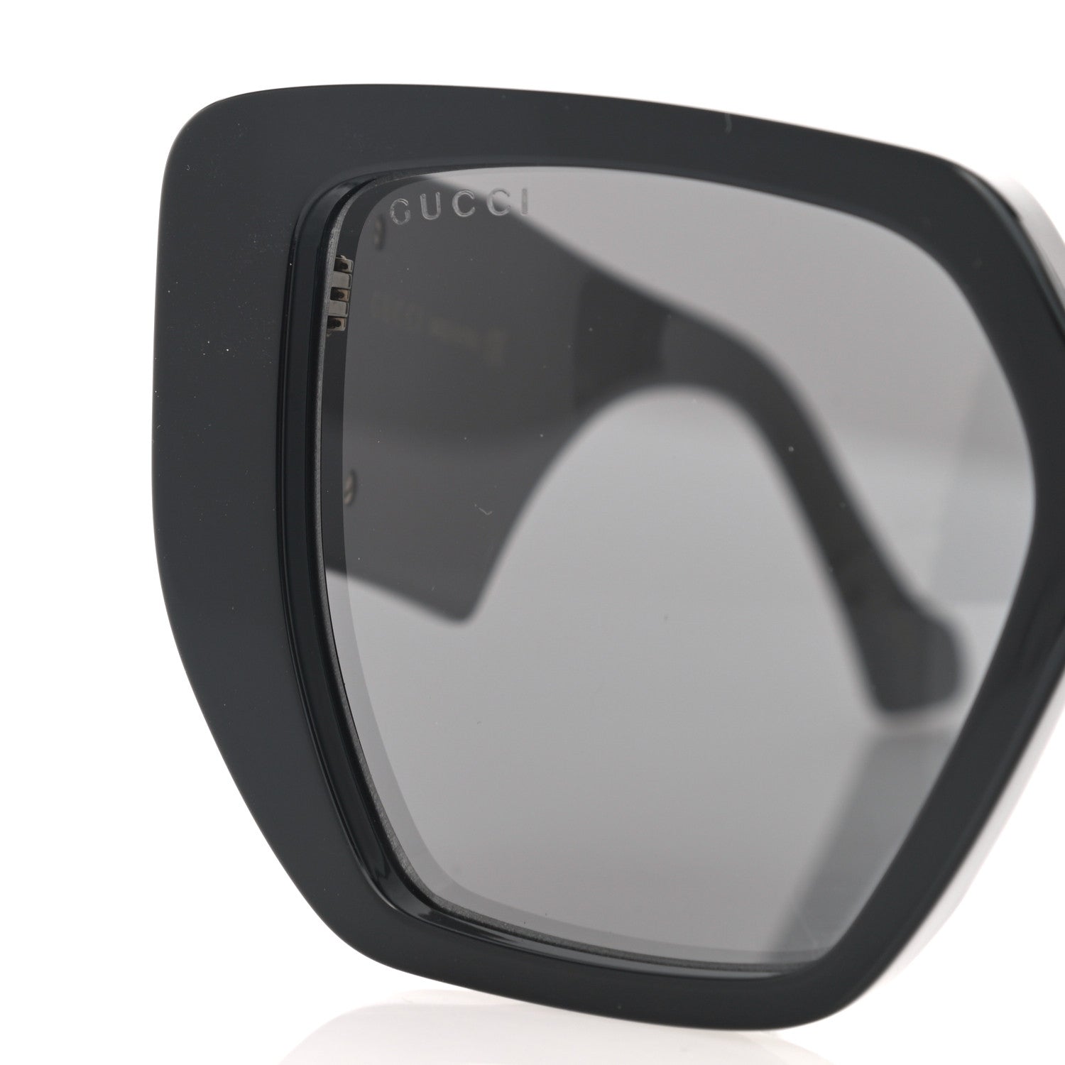 Gucci Acetate Square Frame Sunglasses GG0956S Black 8 of 9