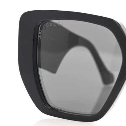 Gucci Acetate Square Frame Sunglasses GG0956S Black 8 of 9