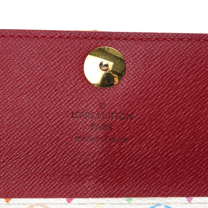 Louis Vuitton Monogram Multicolor Sarah Wallet White 6 of 9