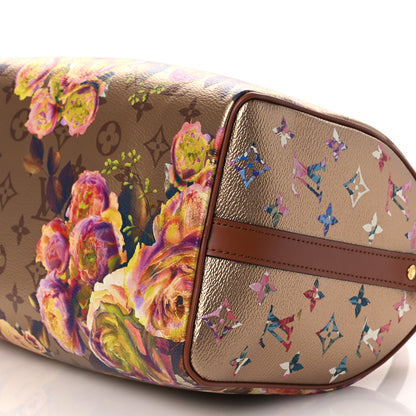 Louis Vuitton Metallic Monogram LV Garden Speedy Bandouliere 25 Gold 9 of 9