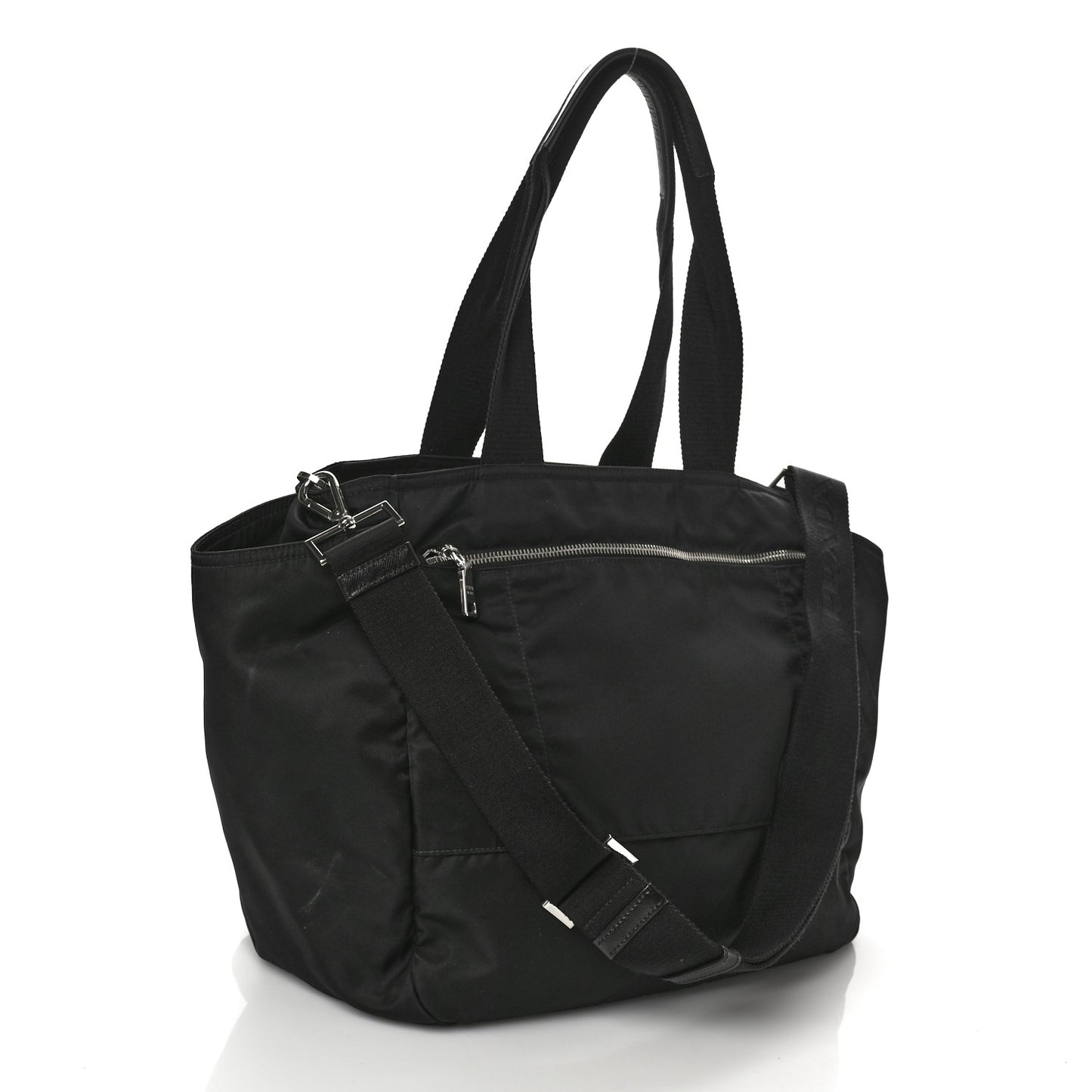 Nylon Vela Baby Bag Black