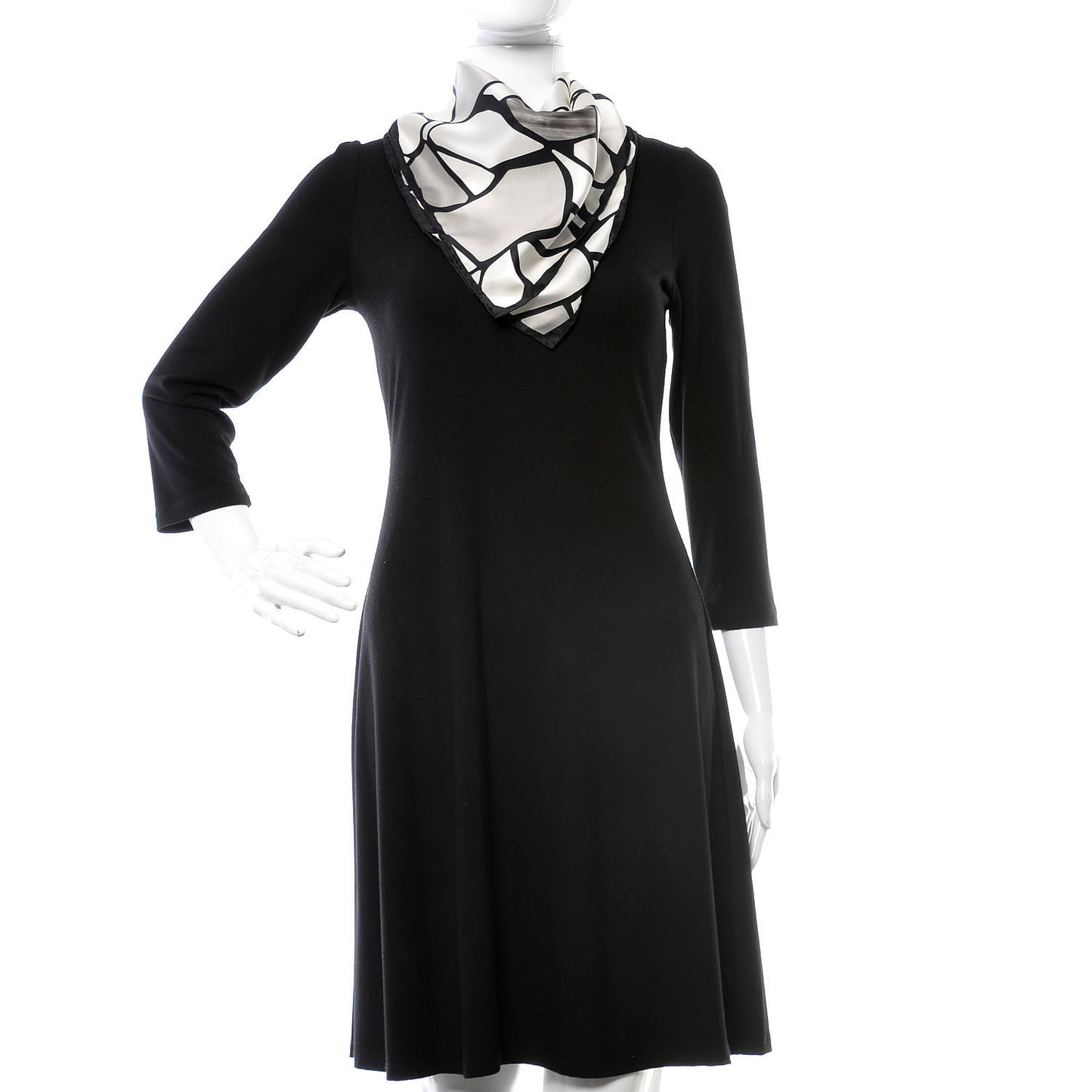 Silk Lucy Scarf Black