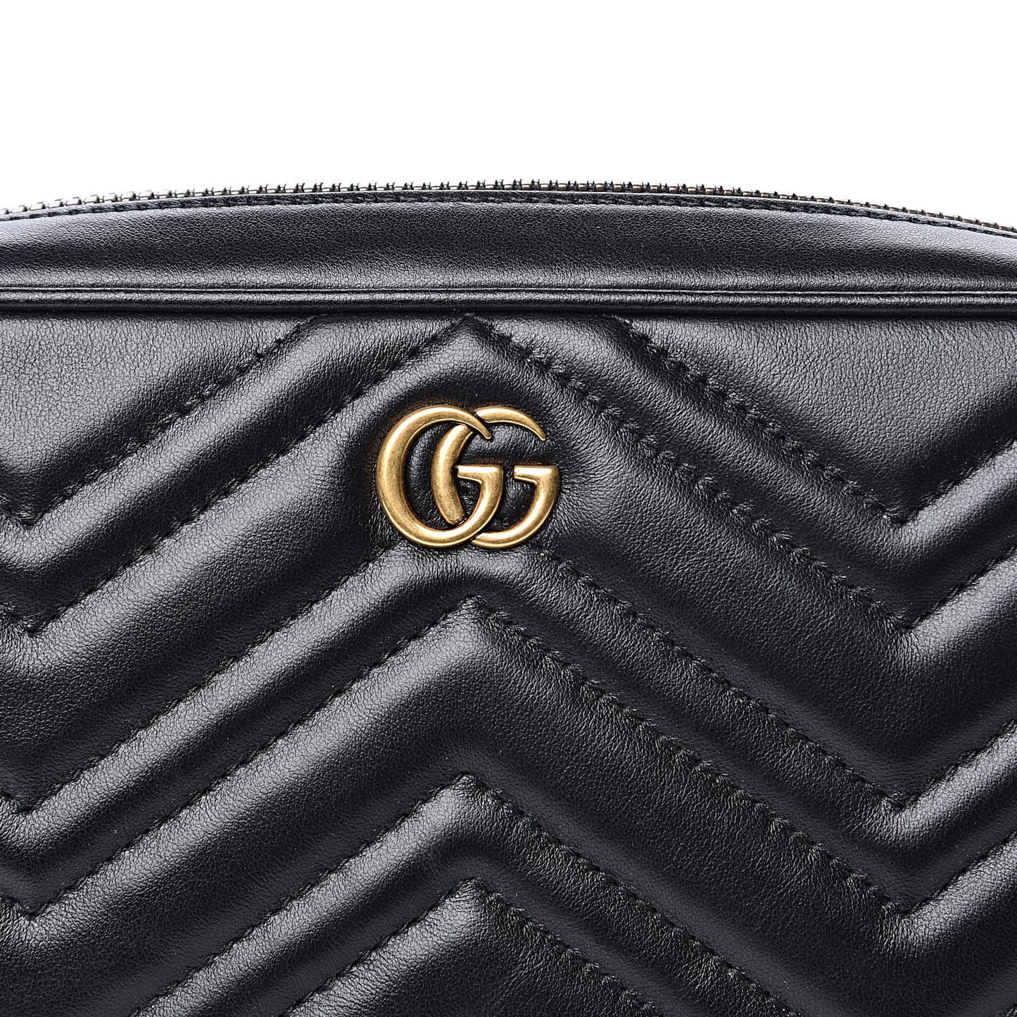 Calfskin Matelasse Mens GG Marmont Belt Bag 90 36 Black