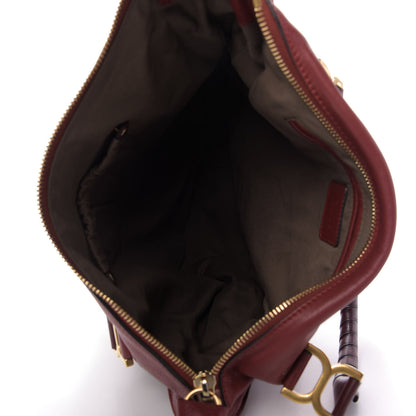 Chloe Calfskin Large Marcie Satchel Garnet 5 of 9