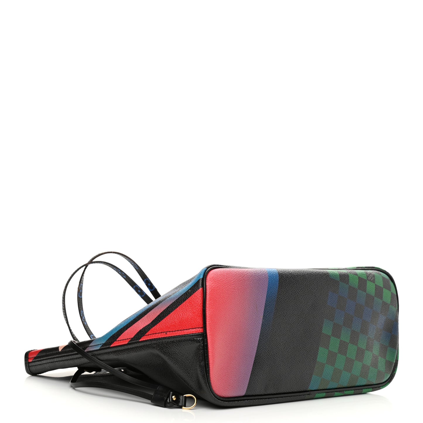 Damier Race Neverfull MM Noir Rouge