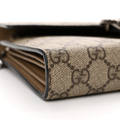 Gucci GG Supreme Monogram Mini Dionysus Chain Wallet Beige Taupe 9 of 11