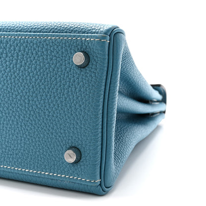Hermes Togo Kelly Retourne 28 Blue Jean 9 of 9