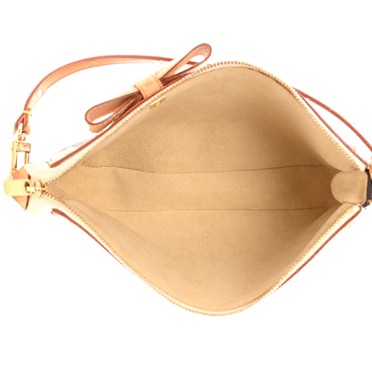 Monogram Cherry Blossom Pochette Accessories Brown