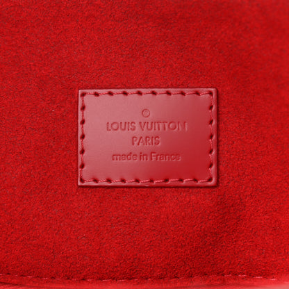 Louis Vuitton Damier Ebene Caissa Hobo Cherry 6 of 11