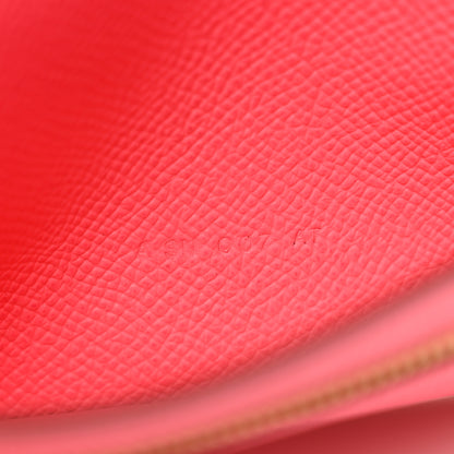 Hermes Epsom Bearn Gusset Wallet Rose Extreme 7 of 8