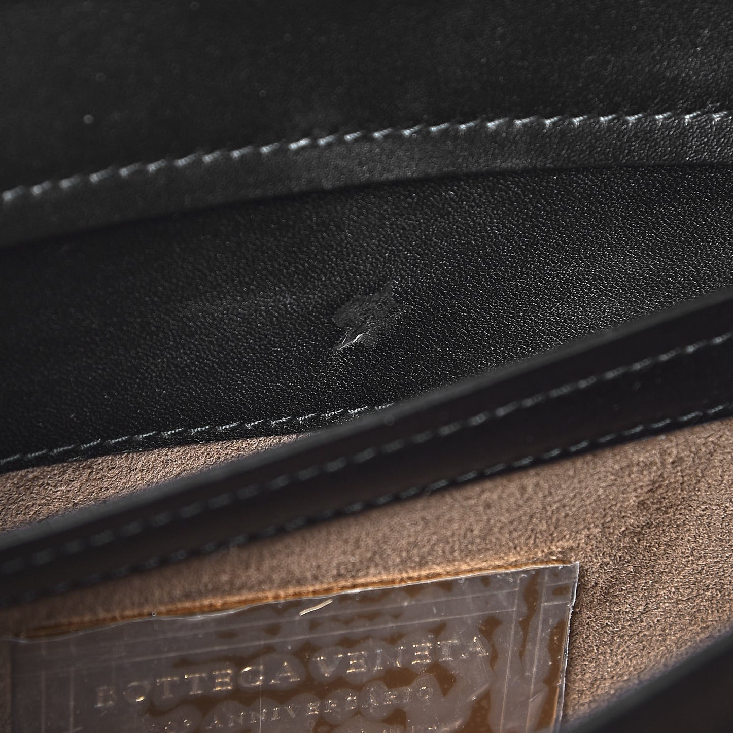 Calfskin Pony Hair City Knot Bag Black