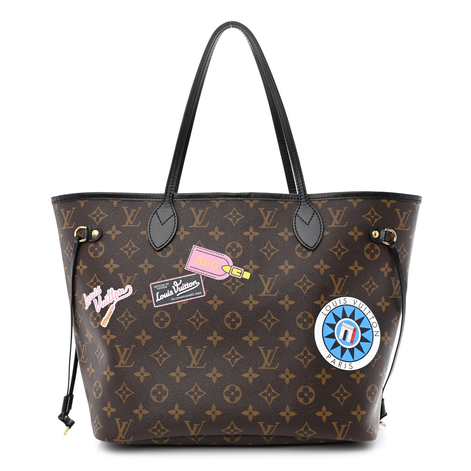Louis Vuitton Monogram My LV World Tour Neverfull MM 1 of 10