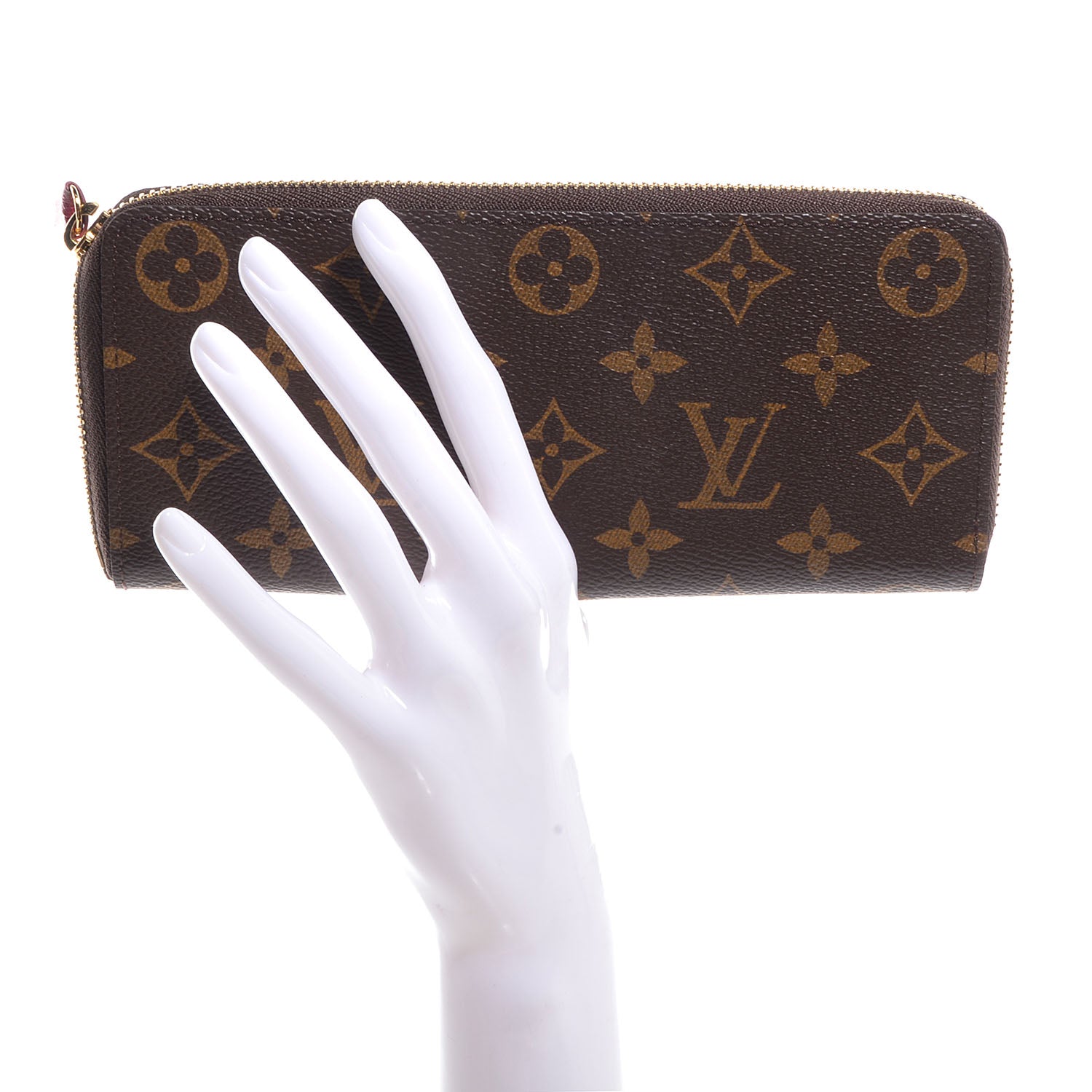 Louis Vuitton Monogram Clemence Wallet Fuchsia 2 of 8