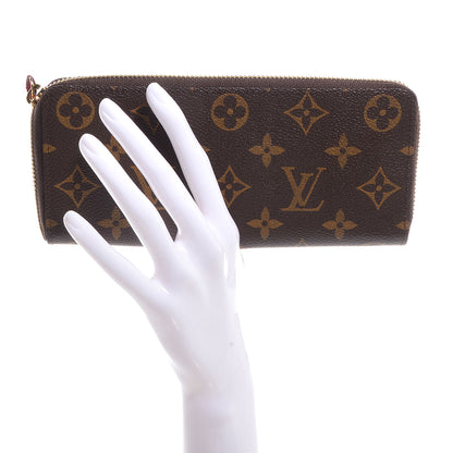 Louis Vuitton Monogram Clemence Wallet Fuchsia 2 of 8
