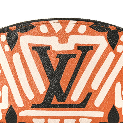 Louis Vuitton Monogram Giant Crafty Cosmetic Pouch Creme Caramel 7 of 11