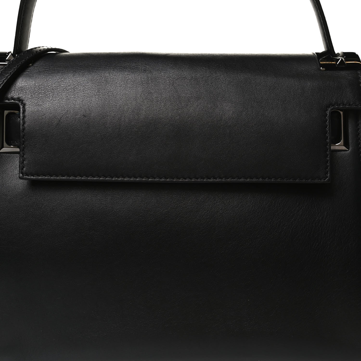 Valentino Garavani Calfskin Medium My Rockstud Frame Bag Black 9 of 12