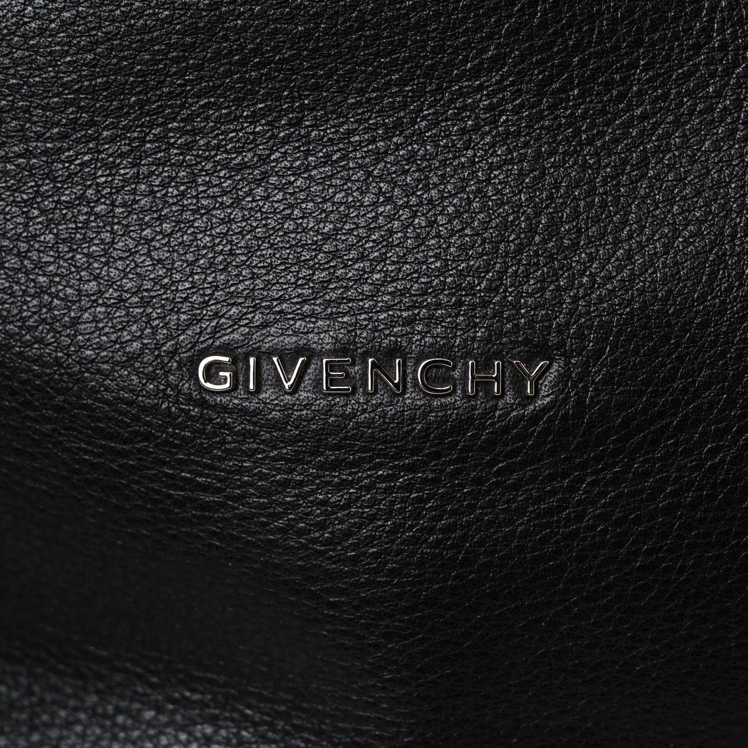 Givenchy Pebbled Calfskin Medium Pyramid Stud Pandora Dark Brown 12 of 15