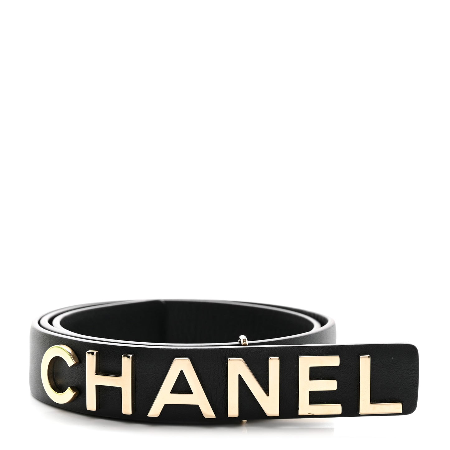 Calfskin Logo Belt 75 30 Black