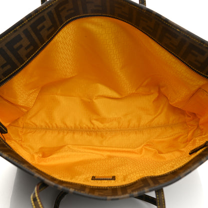 Fendi Zucca Spalmati Medium Roll Tote Tobacco Yellow 5 of 11