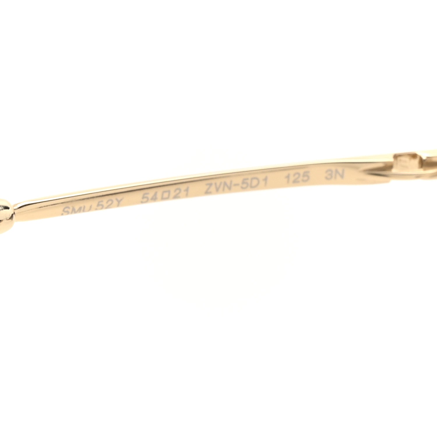 Miu Miu Metal Oval Sunglasses SMU52Y Black Gold 5 of 8