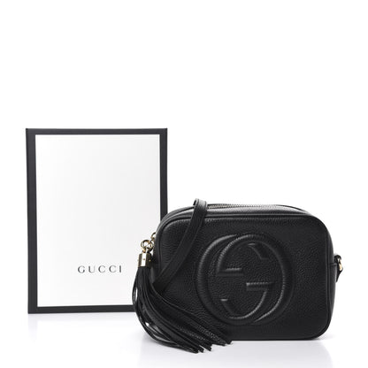 Gucci Pebbled Calfskin Small Soho Disco Bag Black 12 of 12