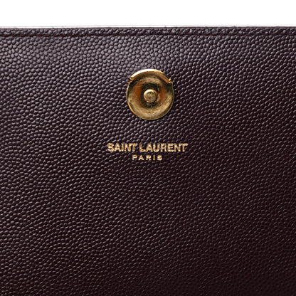 Saint Laurent Grain De Poudre Medium Classic Monogram Kate Satchel Amaranto 9 of 9