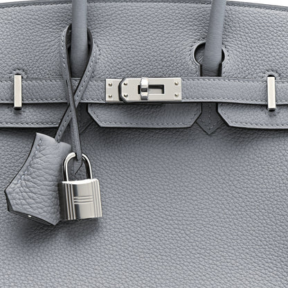 Hermes Togo Birkin 25 Gris Pantin 8 of 11