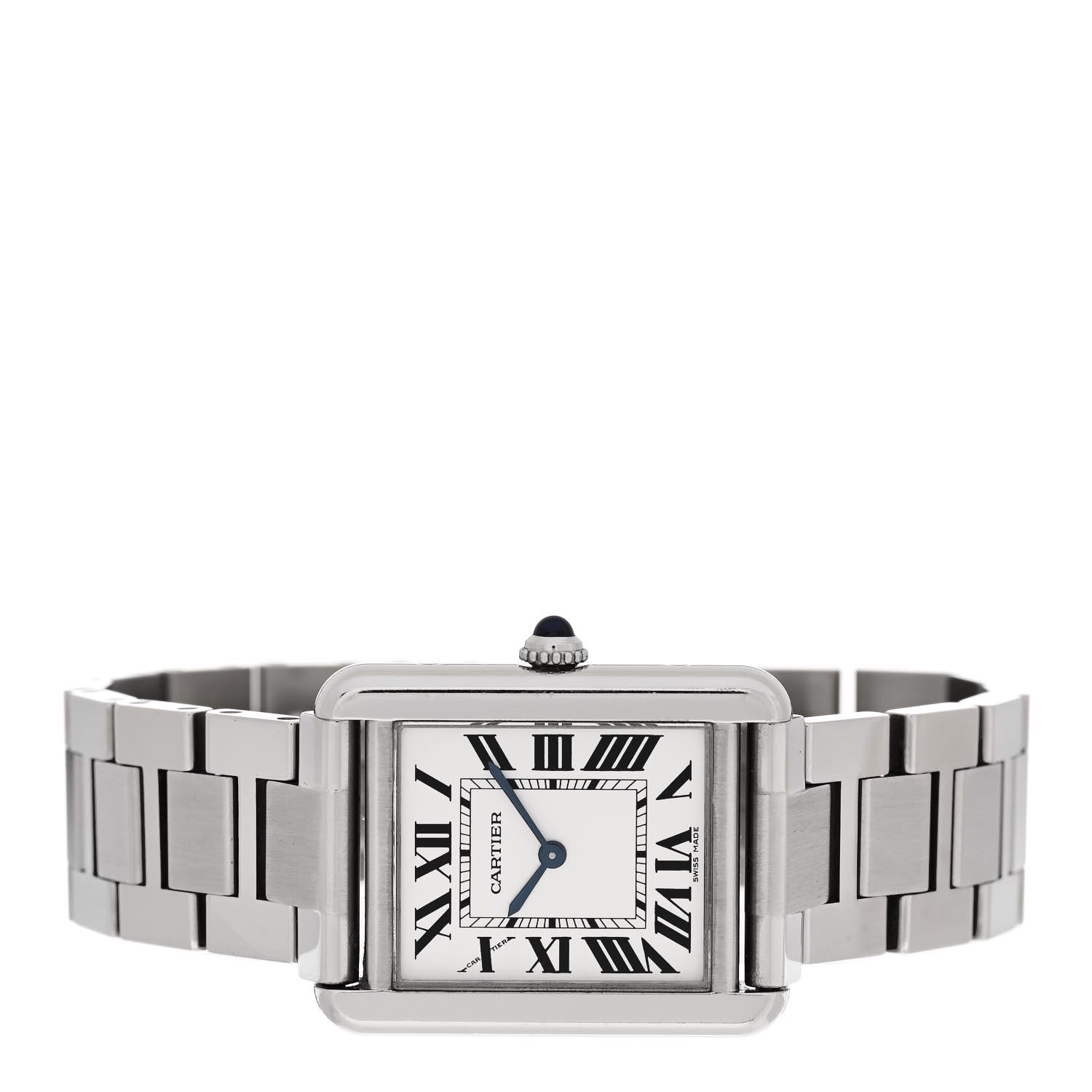 Cartier Stainless Steel 24mm Tank Solo Quartz Watch 2 of 4