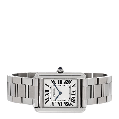 Cartier Stainless Steel 24mm Tank Solo Quartz Watch 2 of 4