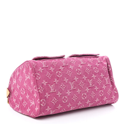 Louis Vuitton Monogram Denim Neo Speedy Fuchsia 4 of 9