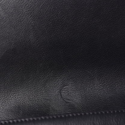 Chanel Calfskin Chevron Quilted Boy Convertible Clutch Flap Black 12 of 21