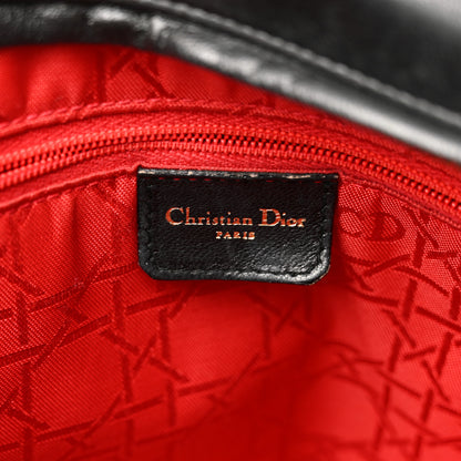 Christian Dior Lambskin Cannage Large Lady Dior Black 6 of 22