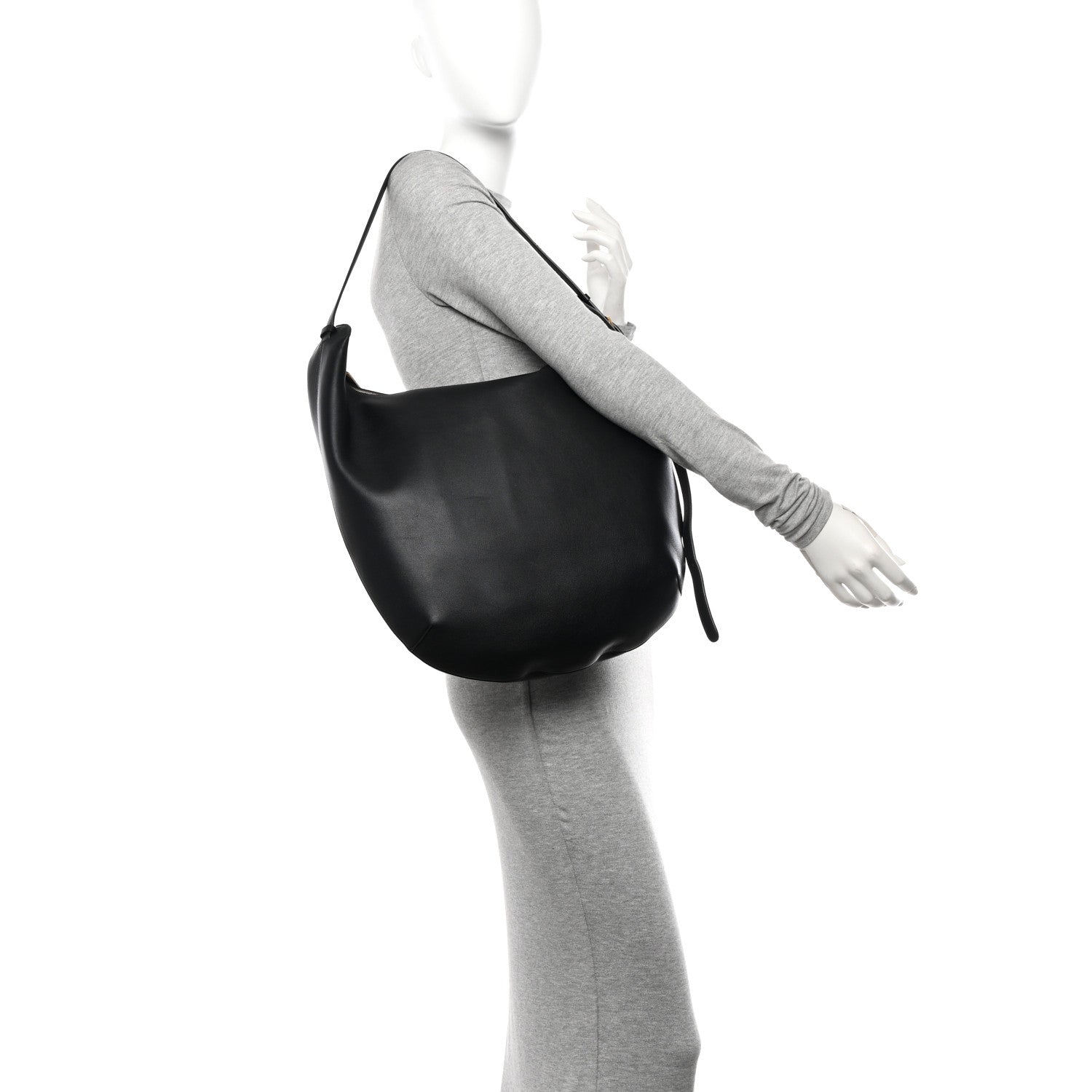 The Row Calfskin N/S Allie Bag Black 2 of 9