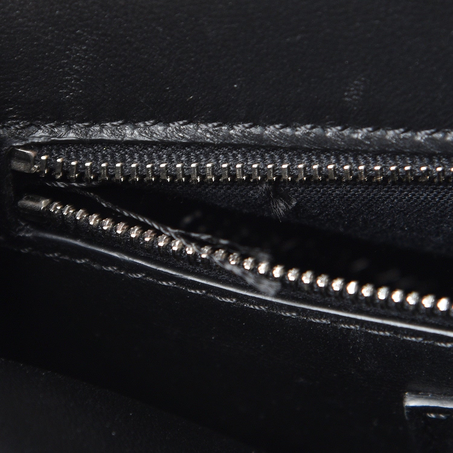 Fendi Nappa Lace Up Mini Peekaboo Iconic Satchel Black 8 of 14