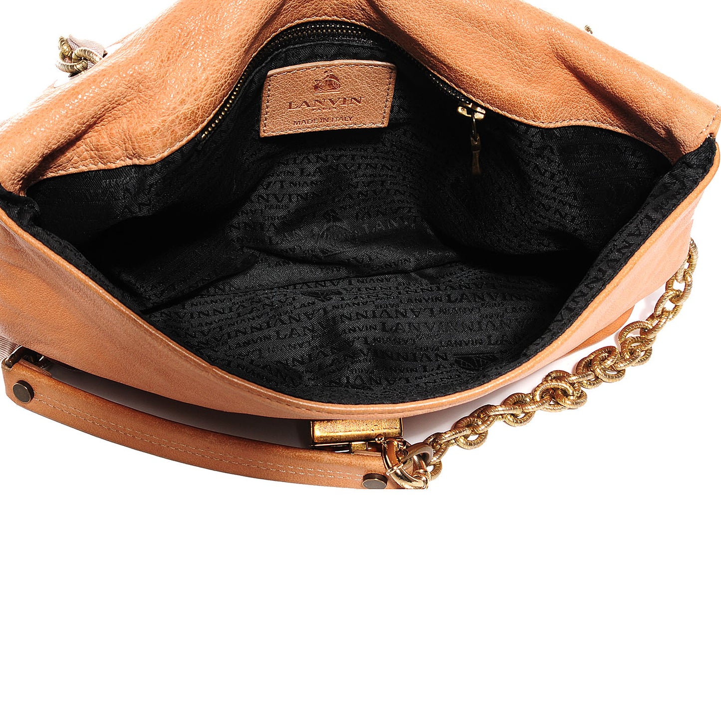Smooth Grained Leather Medium Happy Shoulder Bag