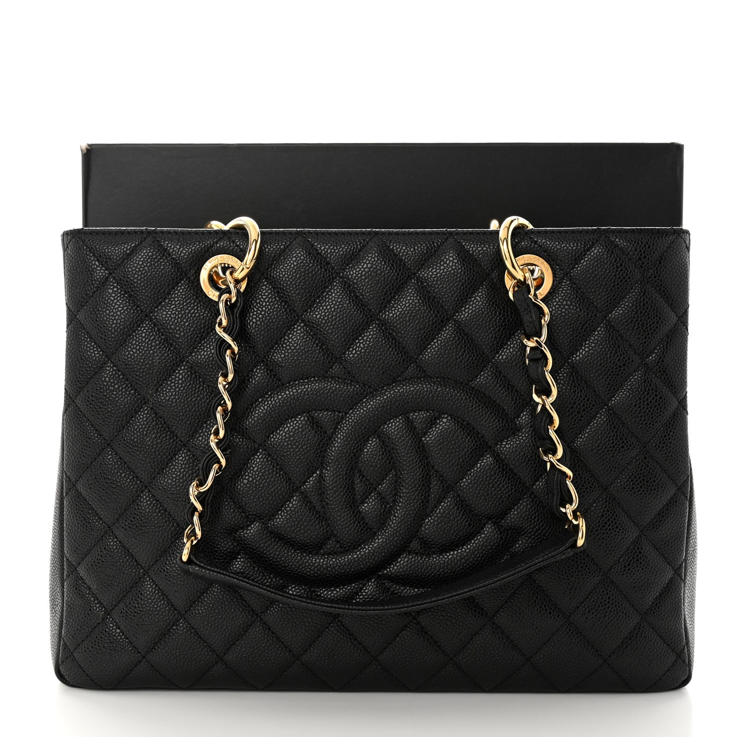Chanel Caviar Quilted Grand Shopping Tote GST Black 15 of 15