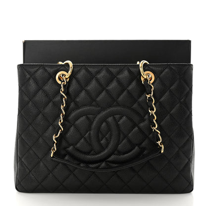 Chanel Caviar Quilted Grand Shopping Tote GST Black 15 of 15