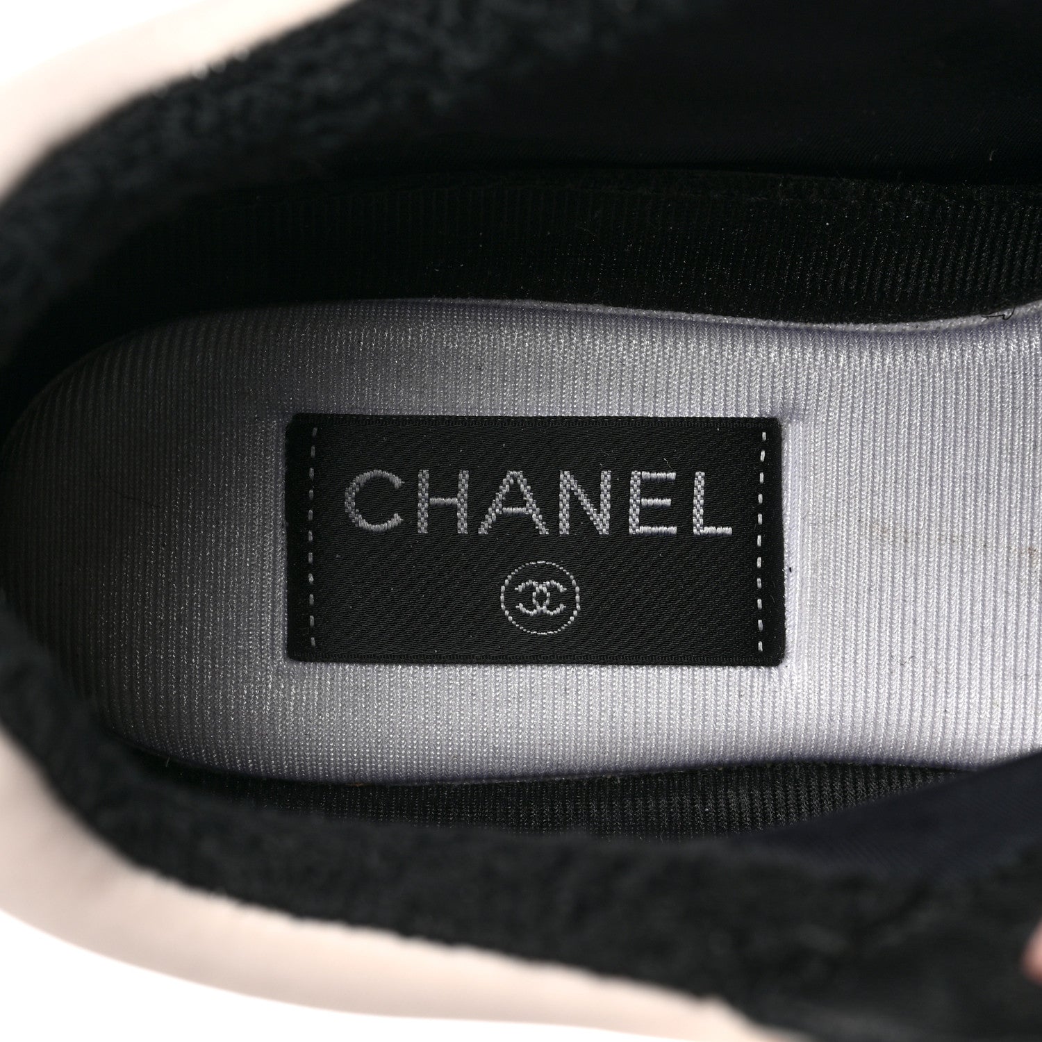 Chanel Nylon Lambskin Suede Calfskin CC Sneakers 39 Pink White Black 7 of 8