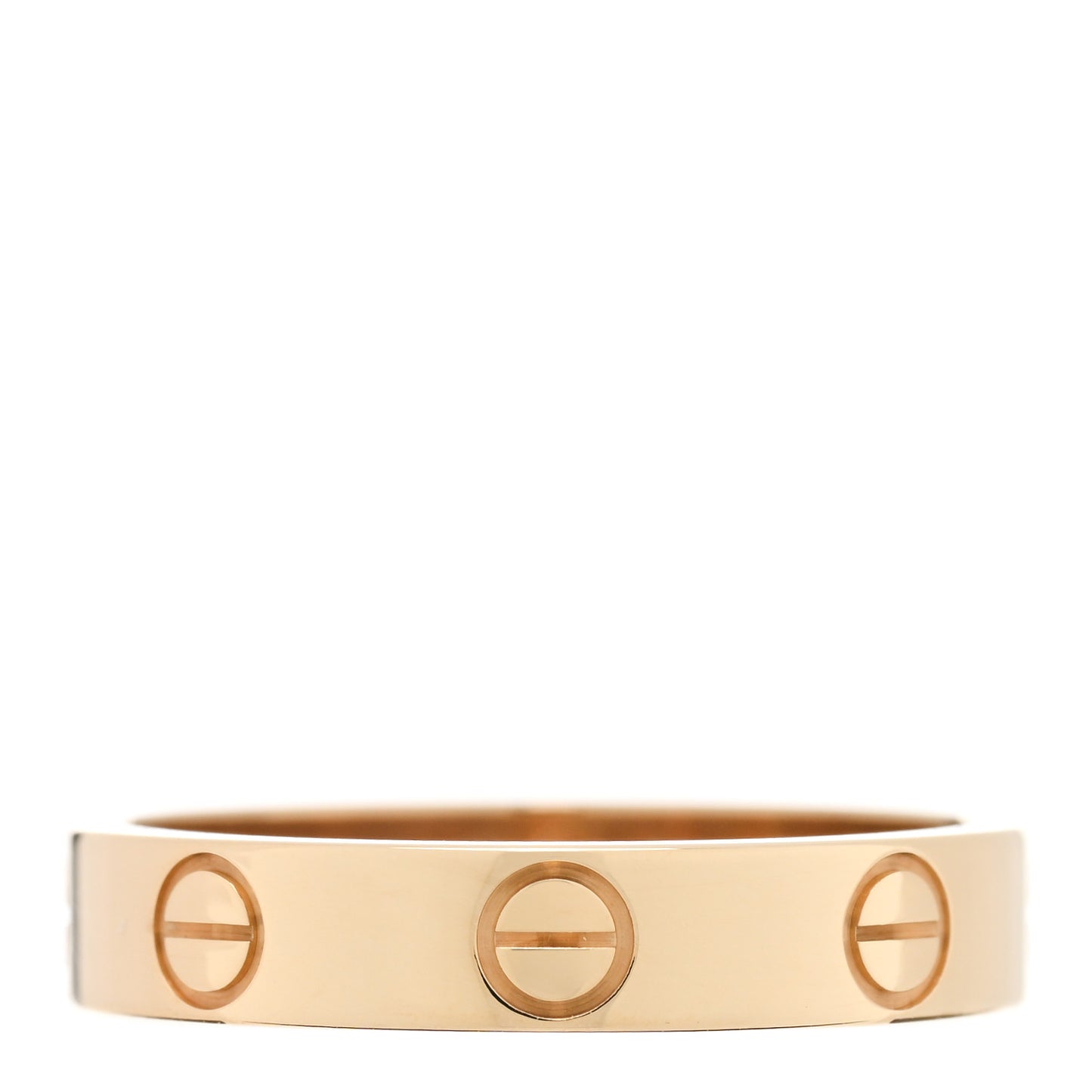 18K Yellow Gold 3.5mm LOVE Wedding Band Ring 51 5.75