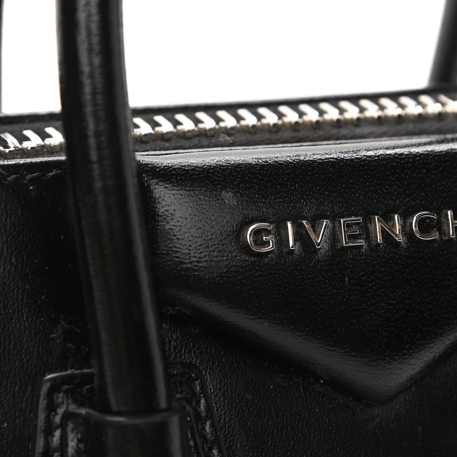 Givenchy Shiny Lord Calfskin Mini Antigona Black 9 of 12