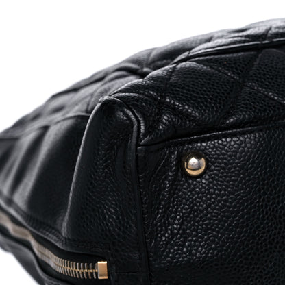 Chanel Caviar Quilted Bowler Black 10 of 17
