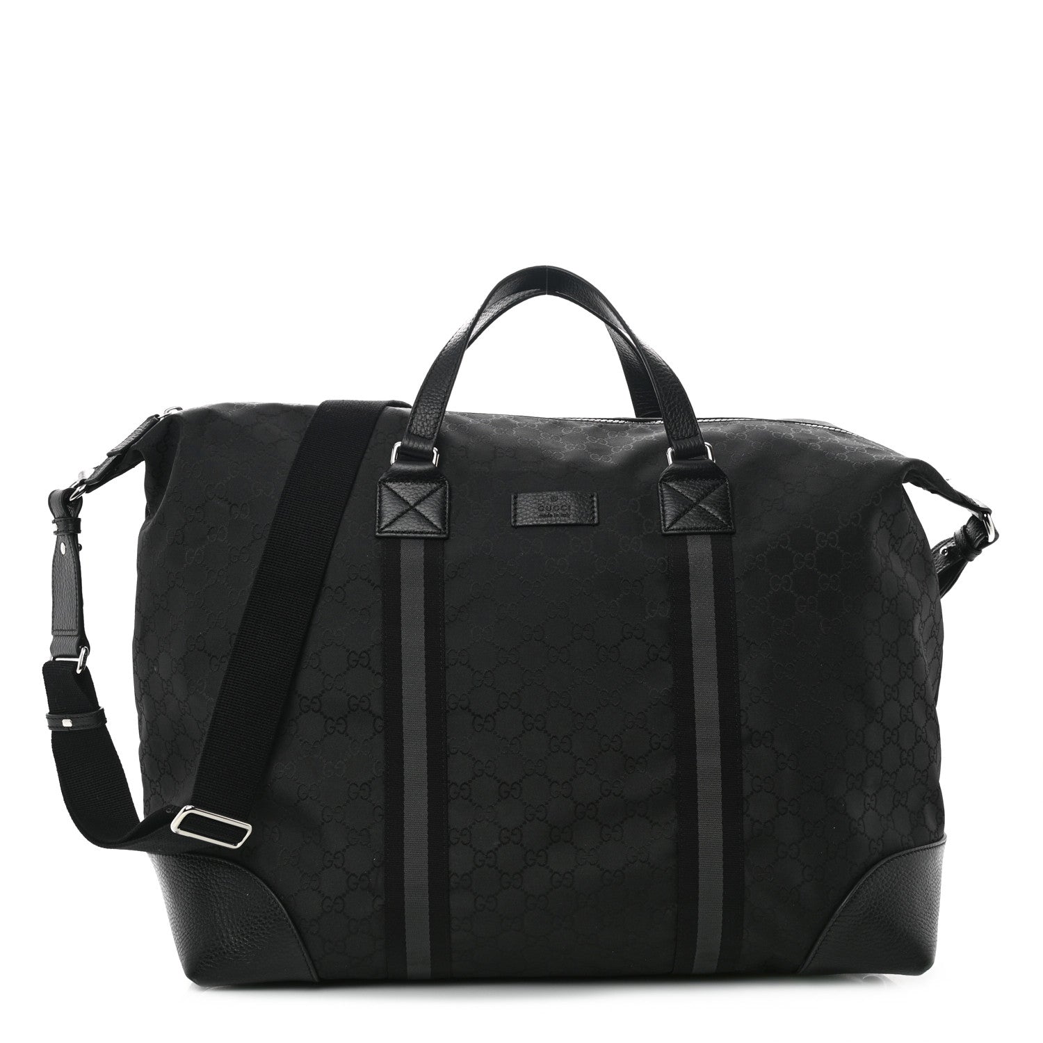 Gucci Nylon Monogram XL Duffle Bag Black 1 of 12