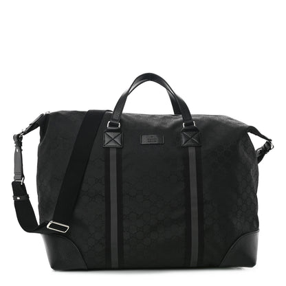 Gucci Nylon Monogram XL Duffle Bag Black 1 of 12