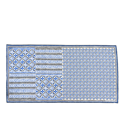 Louis Vuitton Silk Monogram Giant By The Pool Shawl Blue 1 of 3