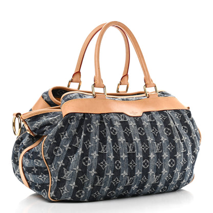 Louis Vuitton Denim Raye Cabas GM 1 of 17